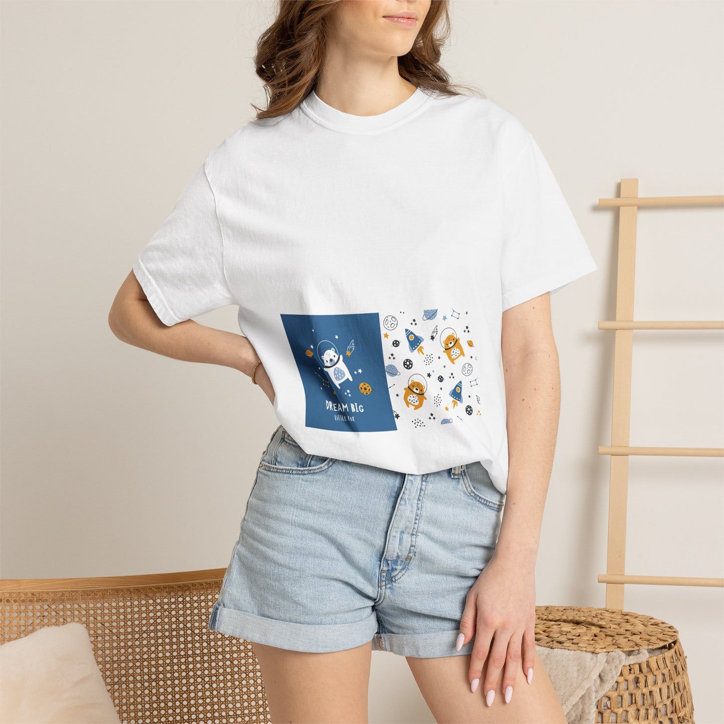Dream Big Space T-Shirt — Cute Astronaut Kids Tee