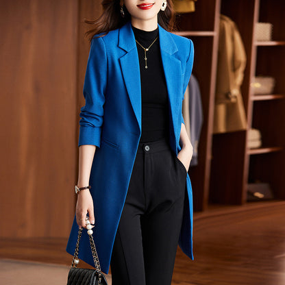Korean Women's Formal Suit and Commuting Windbreaker