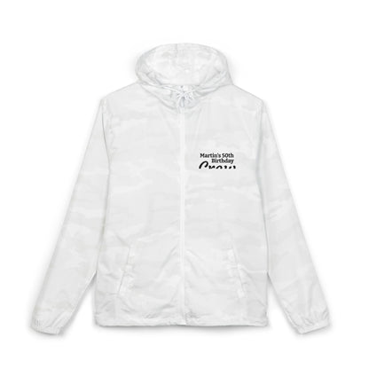 50th Birthday Windbreaker Jacket — "Momma" Script Front Chest