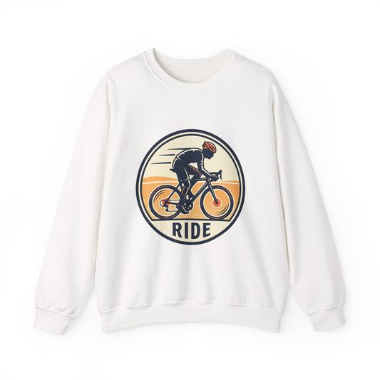 Ride Cycling Sweatshirt — Vintage Road Bike Crewneck