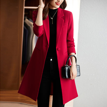 Korean Women's Formal Suit and Commuting Windbreaker