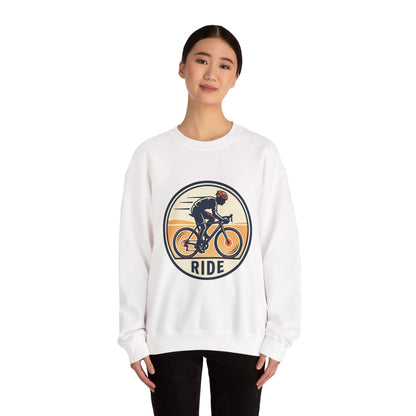 Ride Cycling Sweatshirt — Vintage Road Bike Crewneck
