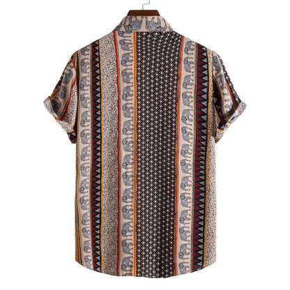 Hawaiian Beach Casual Men's Polyester Shirt