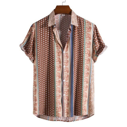Hawaiian Beach Casual Men's Polyester Shirt